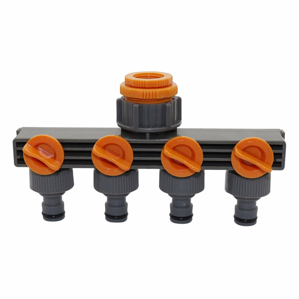 4 Way Garden Hose Splitters Water Faucet Adapter