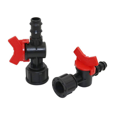 1/2" 3/4" to 12mm 15mm Hose Water Valve Garden Drip irrigation Valve