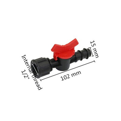 1/2" 3/4" to 12mm 15mm Hose Water Valve Garden Drip irrigation Valve