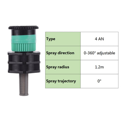 0~360 Degree Adjustable Pop-up Sprinkler Head Replacement Scattering Nozzles