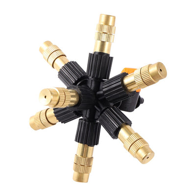 Brass 4 5 6 7 Way Atomizing Nozzle Misting Sprinkler