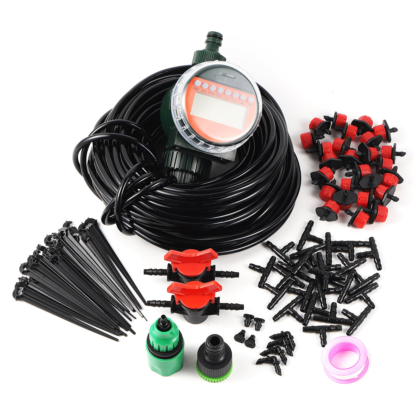 Automatic Garden Watering System Kits with Rainy Sensor Water Timer Micro Irrigation System