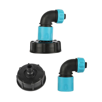 60mm Female Thread to 1/2" pipe interface Water Tank Adapter IBC Fittings
