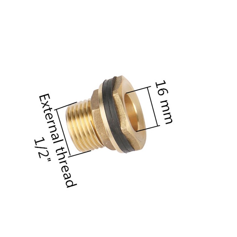 1/2" 3/4" 1" Male Thread Brass Thread Connector Adapter