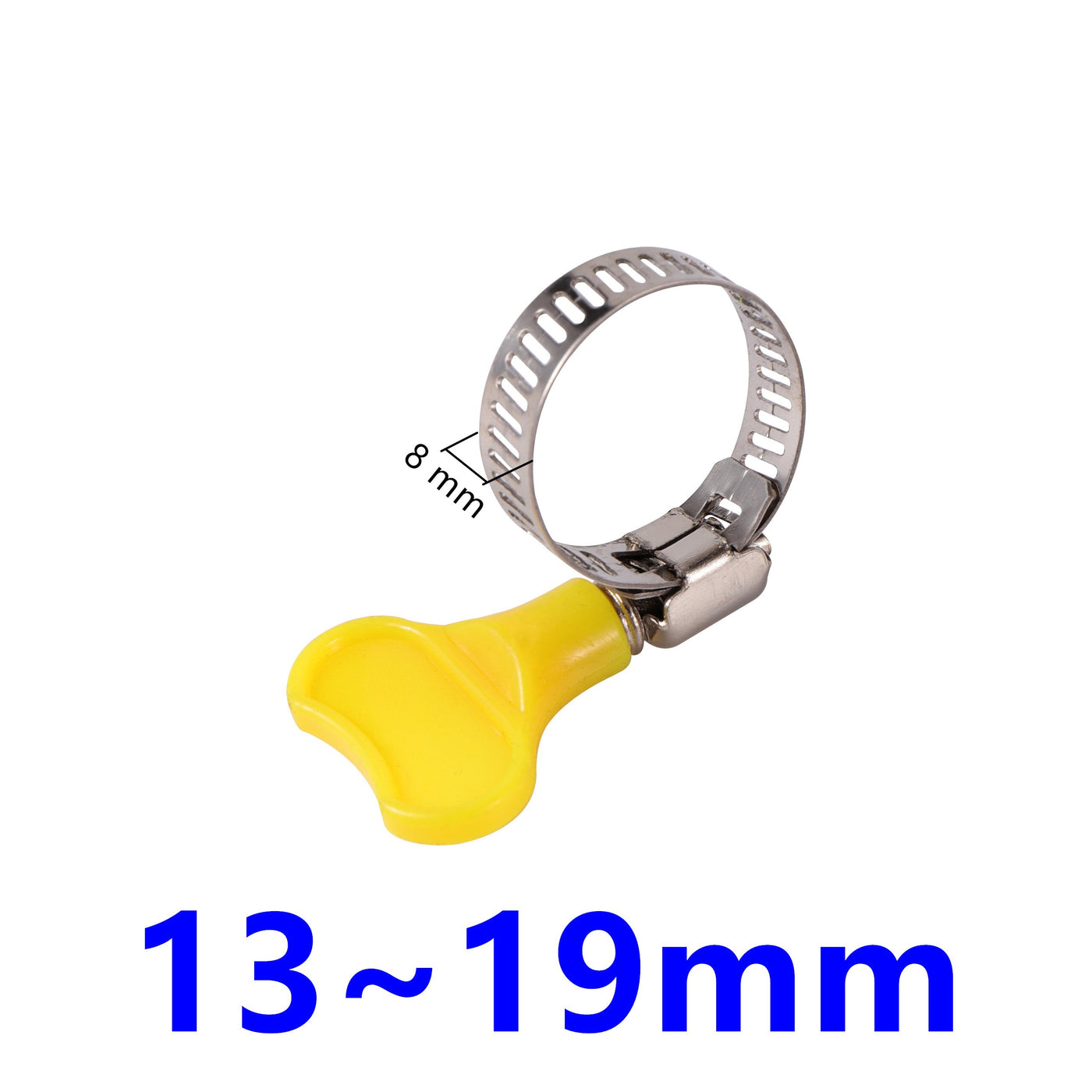 Adjustable Stainless Steel With Handle Hose Clamps Fastening Flexible Pipe Clips