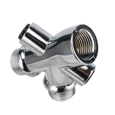 Bathroom Faucet Fittings Shower Head Water Splitter Adapter 3 Way Diverter Connector