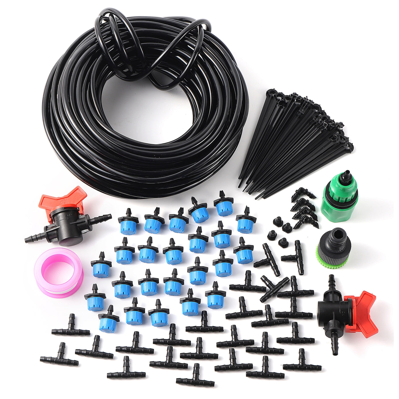 5/10/15/20/25/30/40m Micro Drip System Vegetable Flower Garden Irrigation Kit