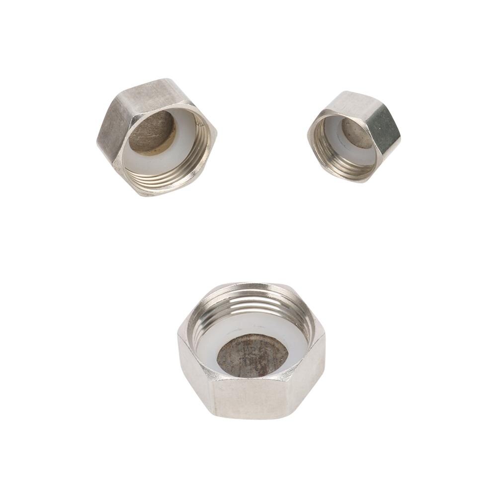 Stainless Steel 1/2" 3/4" 1" Female Thread End Plug with Rubber Seal Ring Plumbing Pipe Fittings