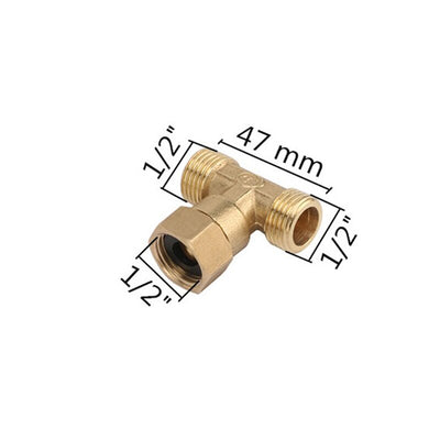 1/2" Male/Female Thread Brass Connector Plumbing Pneumatic Fittings