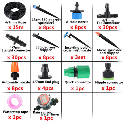 Automatic Smart Drip Irrigation Watering Kit with Intelligent Water Timer