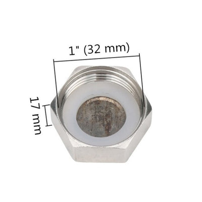 Stainless Steel 1/2" 3/4" 1" Female Thread End Plug with Rubber Seal Ring Plumbing Pipe Fittings