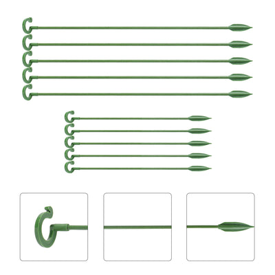 Garden Plant Stake Support Single Stem Support Rings Plant Twist Ties