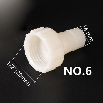 1/2" Female Thread To 4/6/8/10/12/14/16/20mm Water Supply Adapter Water Tank Fitting