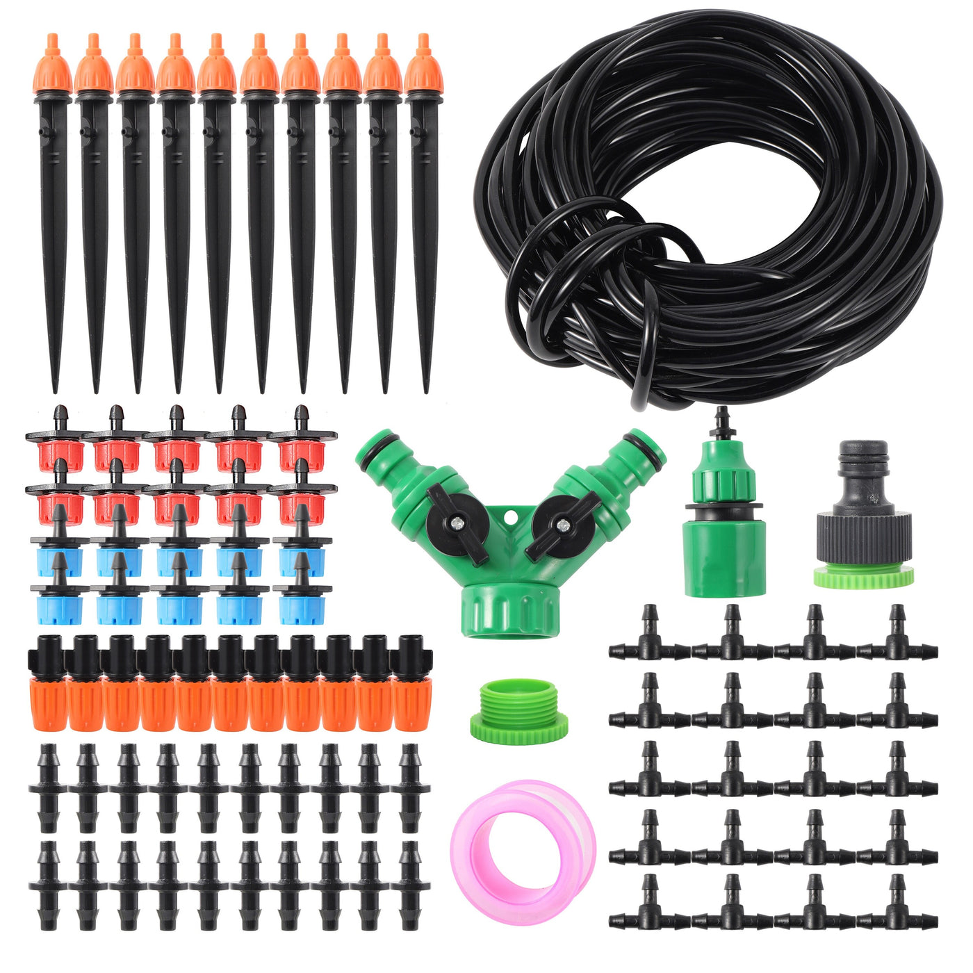 DIY Automatic Micro Drip Irrigation System Garden Irrigation Spray Self Watering Kit