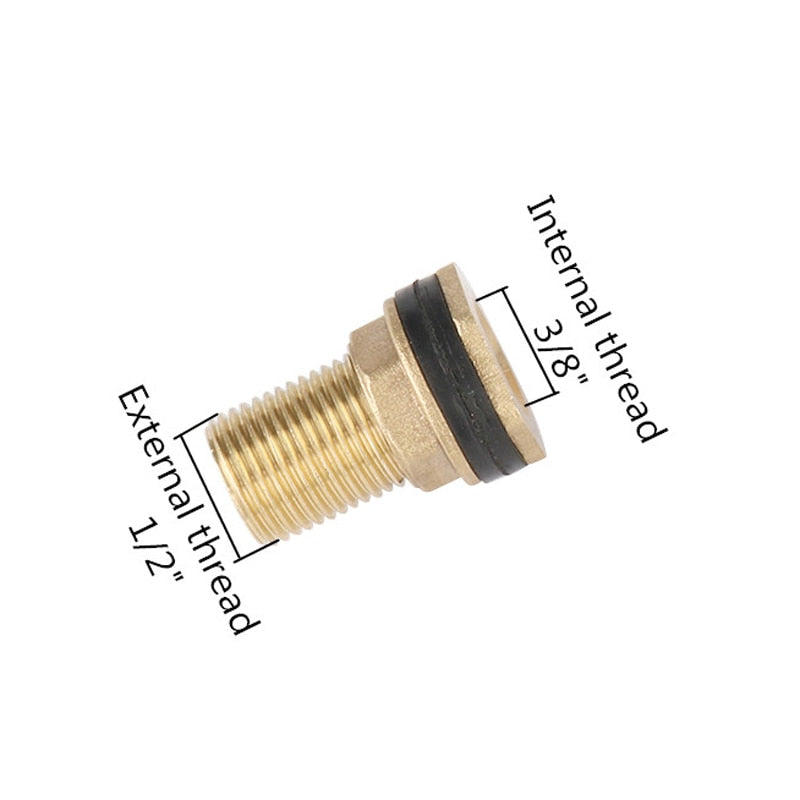 Garden 1/2" 3/4" 1" Male Thread To 3/8" 1/2" 3/4" Female Thread Brass Adapter Connector