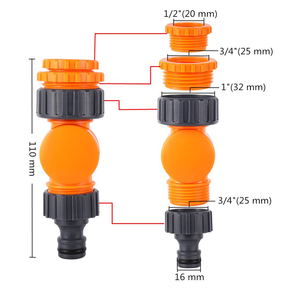 180° Rotatable Quick Connector 1/2" 3/4" Water Pipe Coupling Adapter