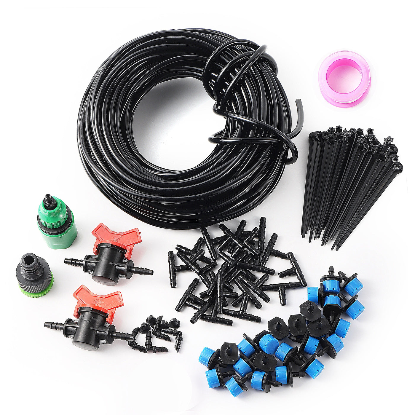 5/10/15/20/25/30/40m Micro Drip System Vegetable Flower Garden Irrigation Kit