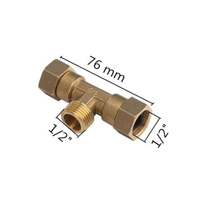 1/2" Male/Female Thread Brass Connector Plumbing Pneumatic Fittings