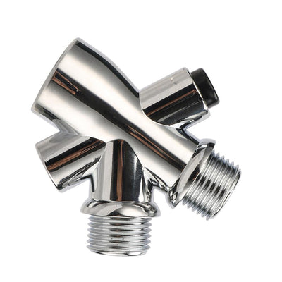 Bathroom Faucet Fittings Shower Head Water Splitter Adapter 3 Way Diverter Connector