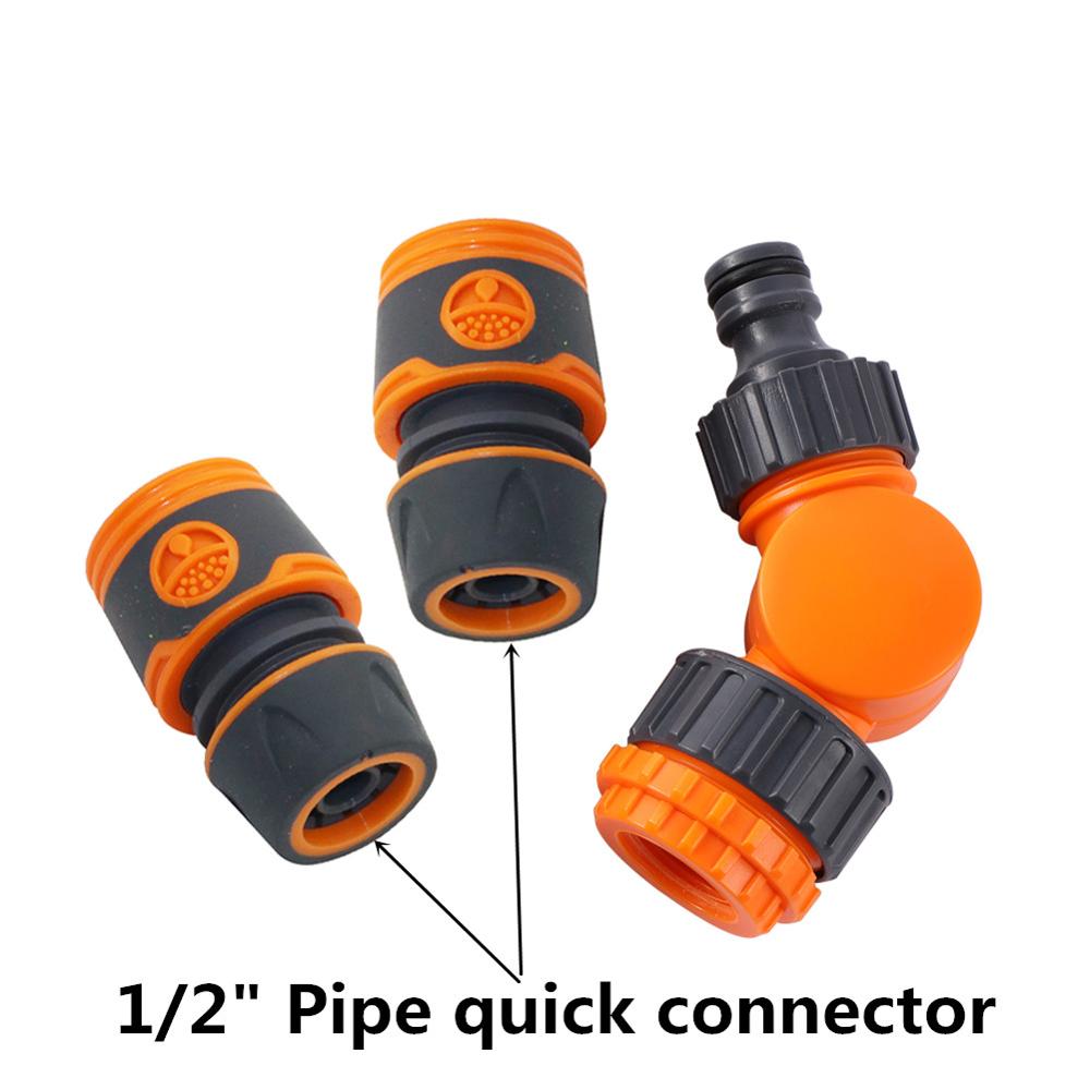 180° Rotatable Quick Connector 1/2" 3/4" Water Pipe Coupling Adapter