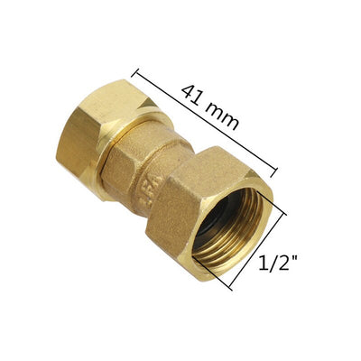 1/2" Male/Female Thread Brass Connector Plumbing Pneumatic Fittings