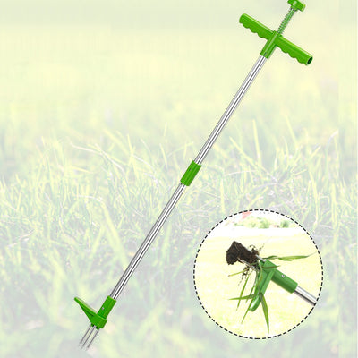 Garden Lawn Long Handled Aluminum Lightweight Stand Up Weed Puller