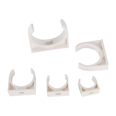 20/25/32/40/50mm PVC Pipe Clamp Plastic Lock Tube Fixed Snap Clip