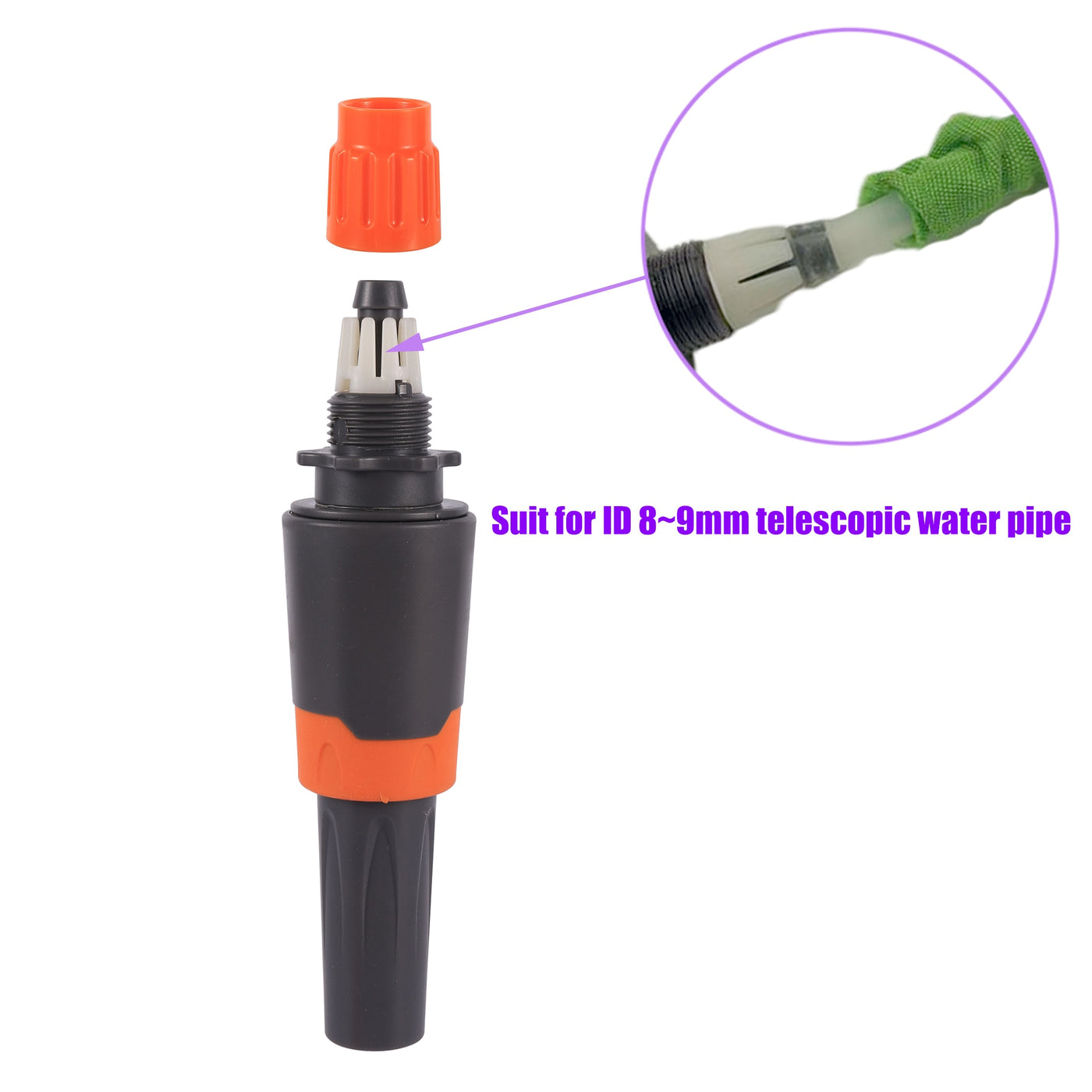 High Pressure Garen Water Gun Spray Nozzle Adjustable Car Washing Watering Gun