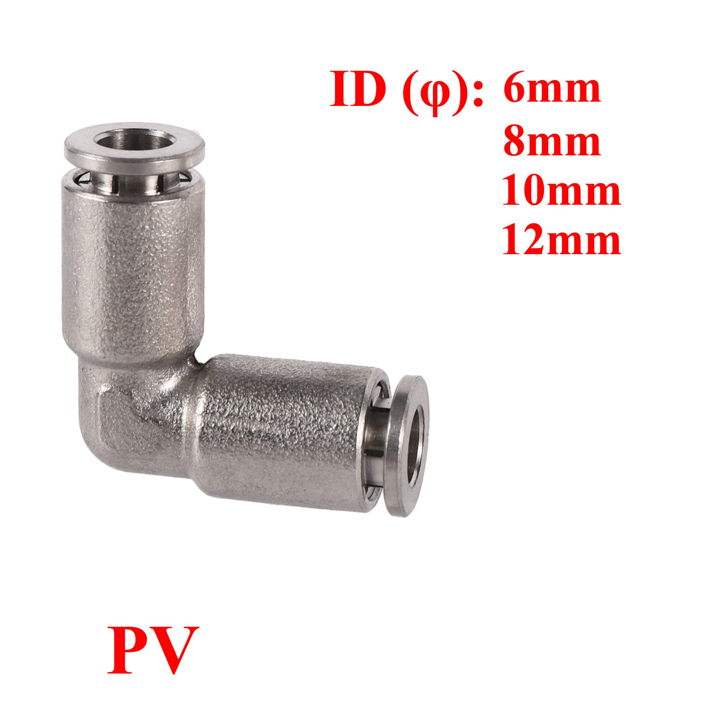 Pneumatic Pipe Fitting Push In Coupling 6/8/10/12mm Air Hose PU Tube Connector