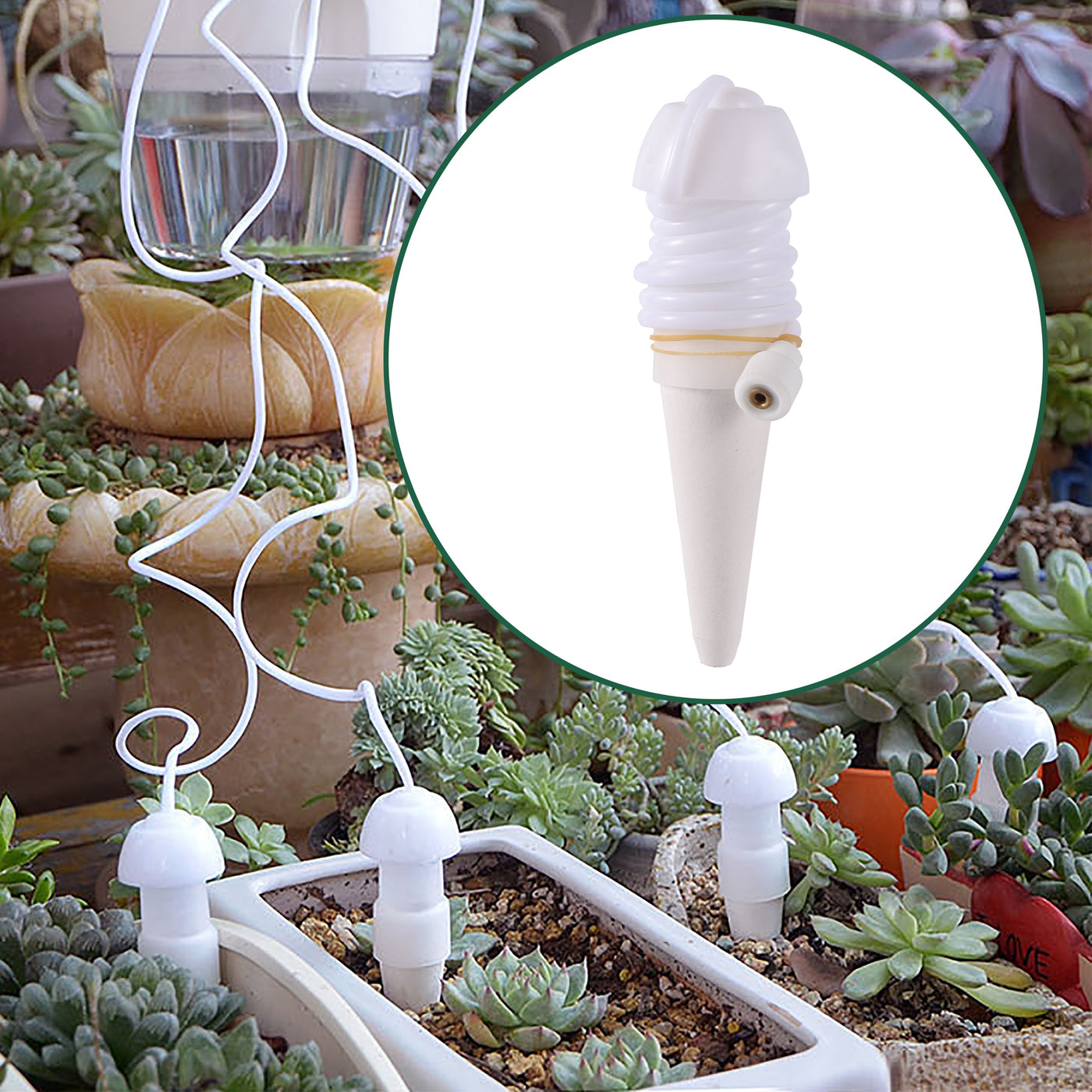 Ceramic Plant Self Watering Spikes Plant Drip Irrigation Automatic Device