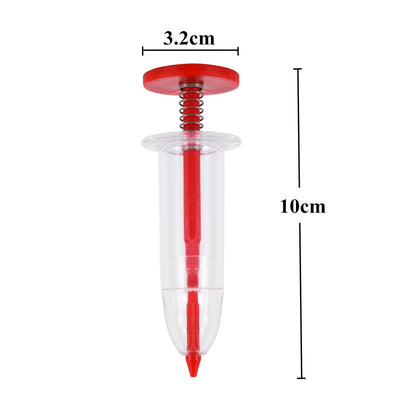 Portable Mini Sowing Seed Dispenser Manual Dial Syringe Seeder Sower Planter Seeding Tools