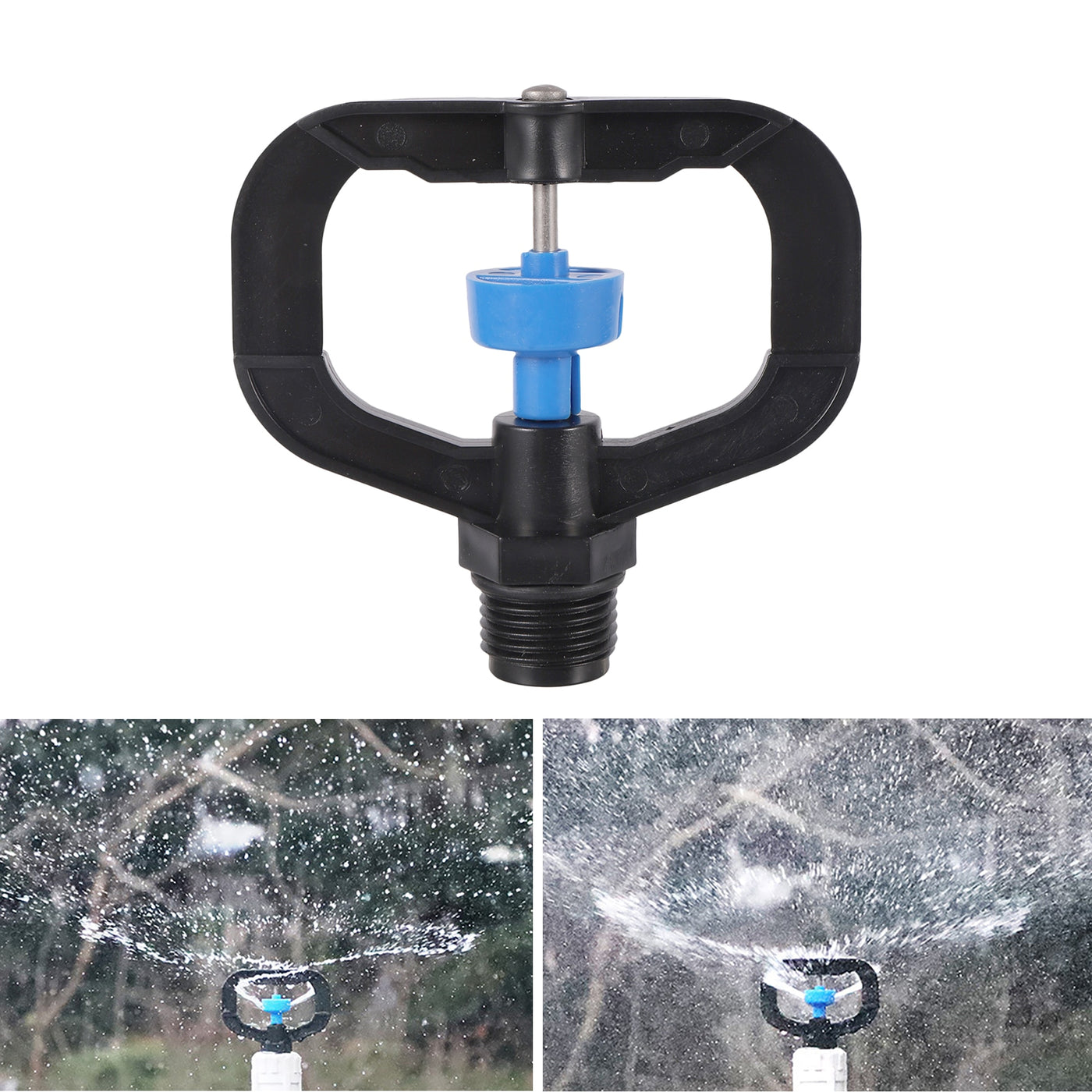 1/2 Inch Male Thread Butterfly Rotating Sprinkler Watering Tool