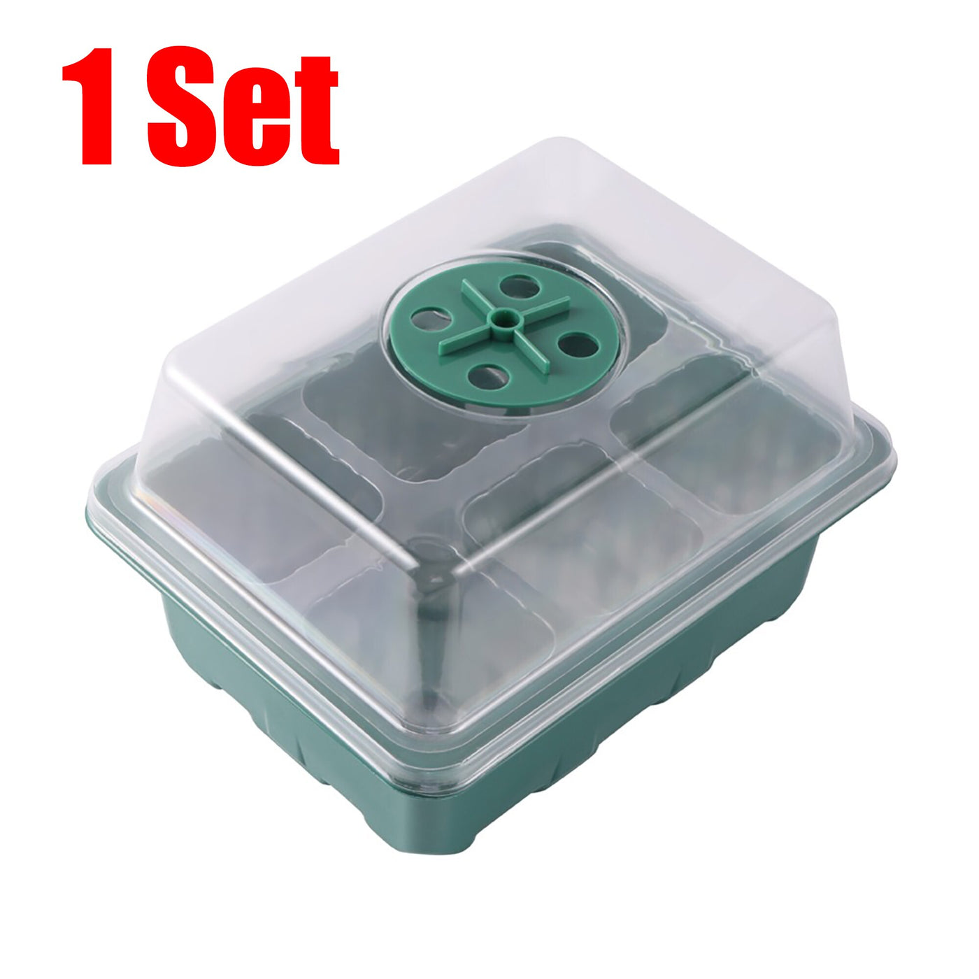 Breathable 6 12 Cells Cultivation Tray Garden Nursery Seedling Grow Box Planting Starter Trays