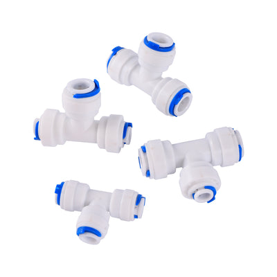 1/4" 3/8" Water Dispenser Hose Connector Push in RO Fittings