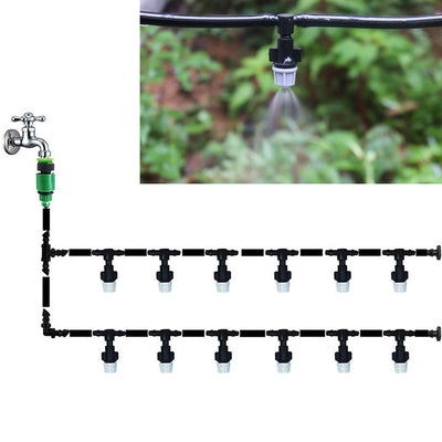 5m/10m/20m Atomizing Micro-spray Kit Misting Irrigation Cooling Nozzle Watering Kit