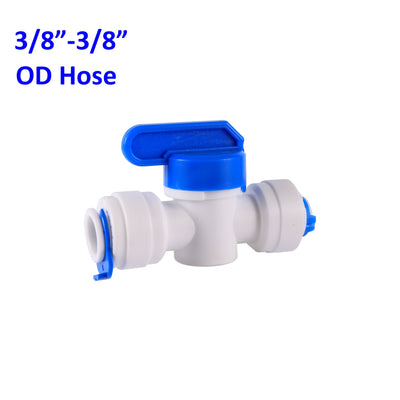 1/4" 3/8" Water Dispenser Hose Connector Push in RO Fittings