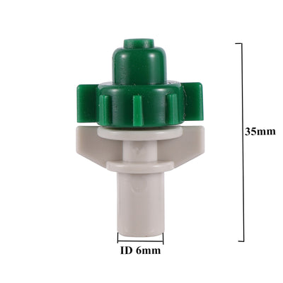 6mm Misting Cooling Nozzle Mini Fogger Spinkler for Garden Greenhouse Irrigation