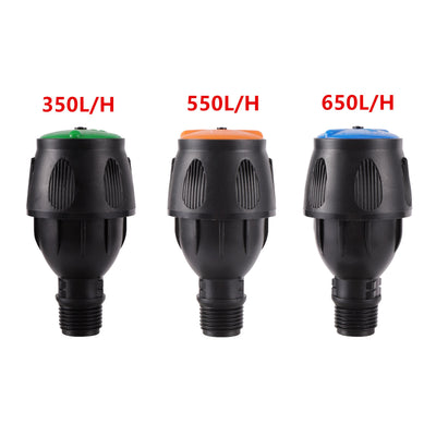 1/2" Male Thread 350/550/650L/H 360 Degree Rotating Garden Lawn Irrigation Nozzle Sprinkler