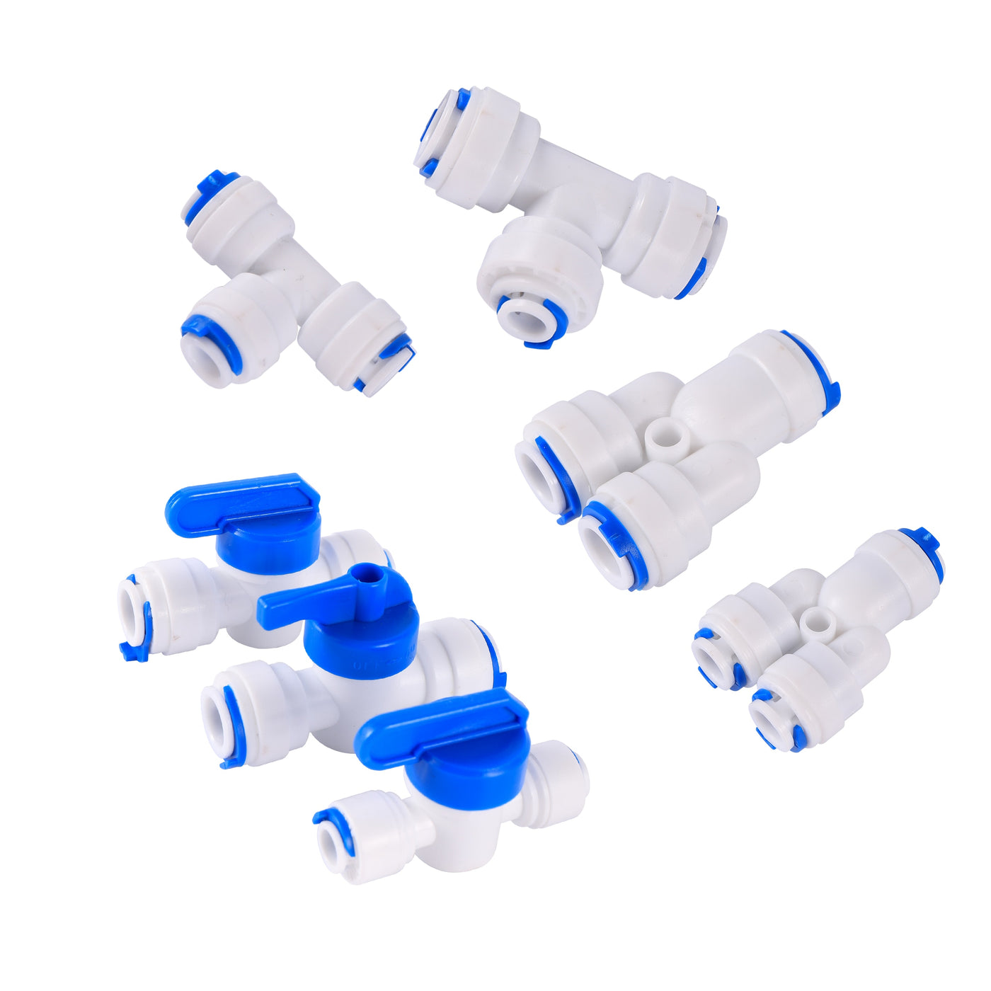 1/4" 3/8" Water Dispenser Hose Connector Push in RO Fittings