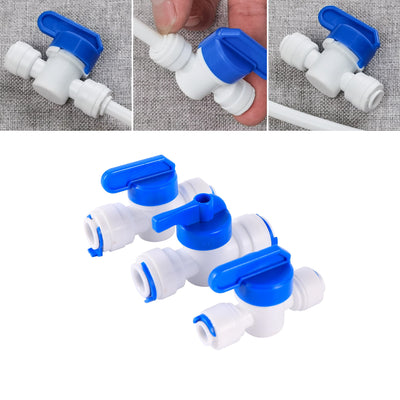 1/4" 3/8" Water Dispenser Hose Connector Push in RO Fittings