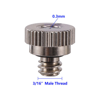 Nickel Plated 0.3mm Fog Misting Nozzle Irrigation Cooling Atomization Sprayer Nozzle